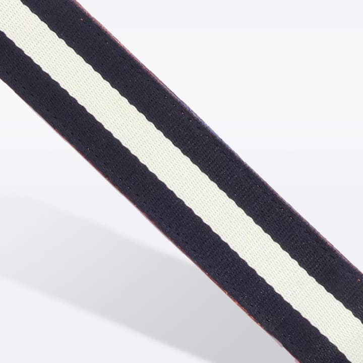 Black & White Striped Purse Strap for wholesale by Hampton Road Designs
