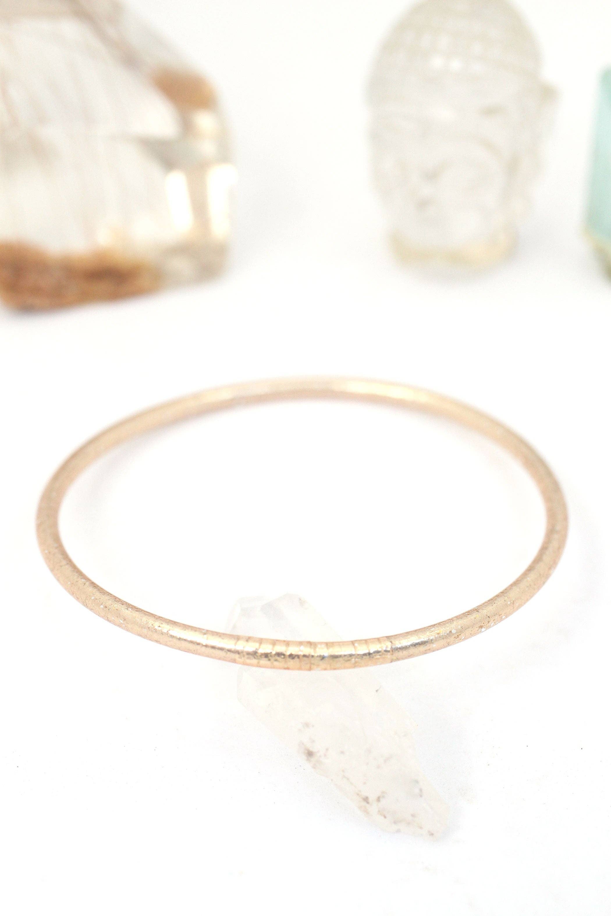 Woman Shops World - Vente Bracelet jonc - Bracelet mince unique pour temple bouddhiste thaïlandais, métaux assortis1