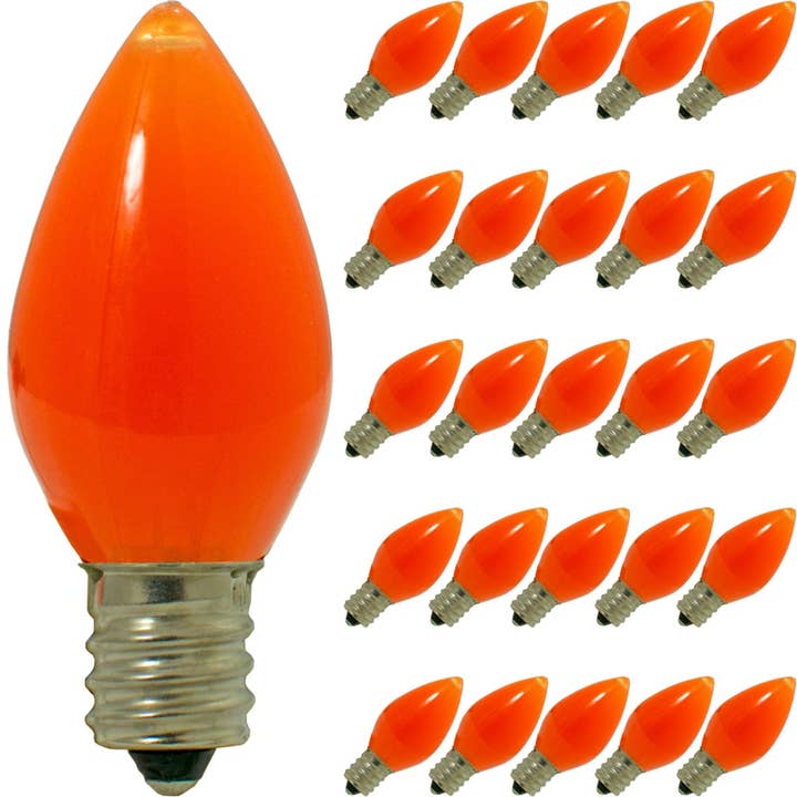 Ampoules LED à lumière orange fixe pour la vente par Lee Display