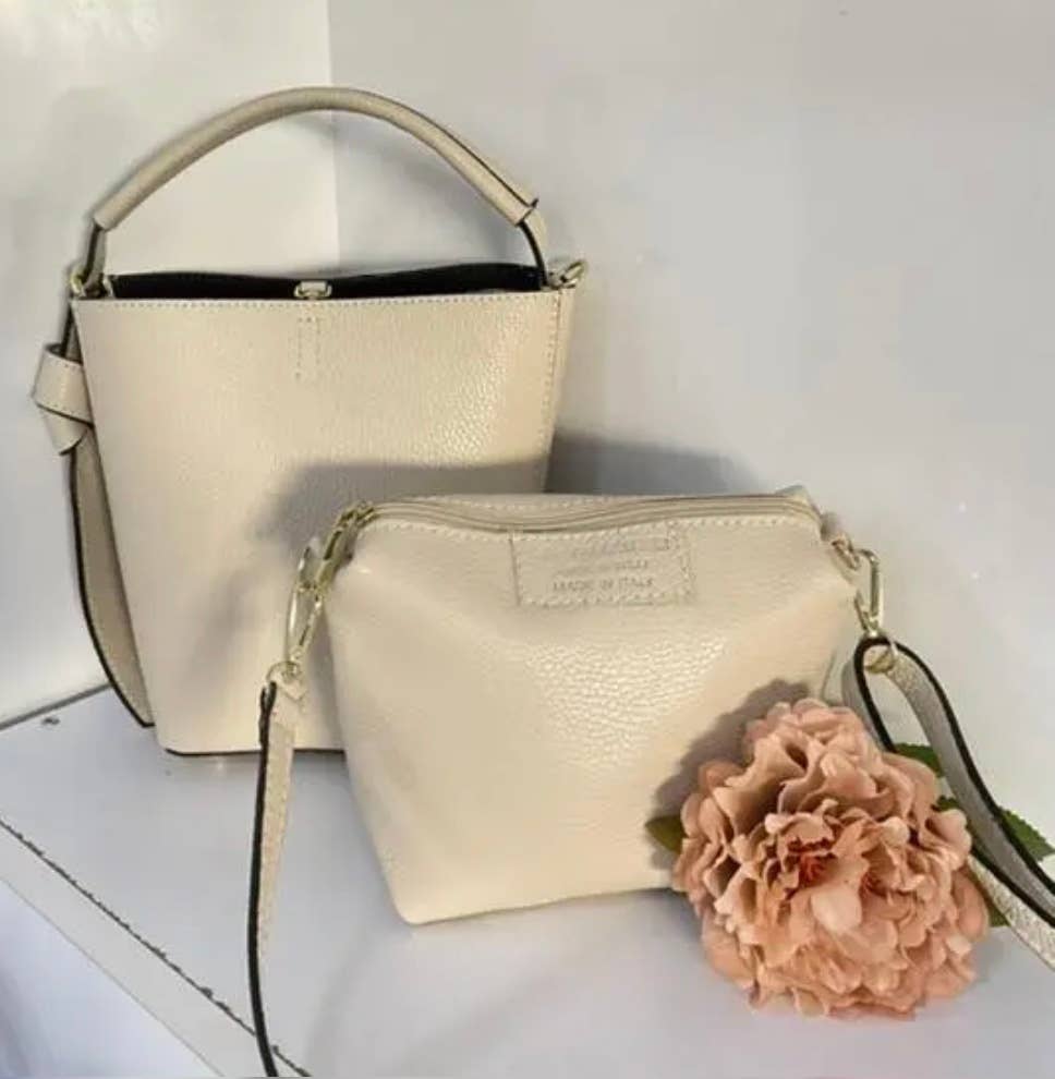 JIJOU CAPRI - Wholesale Top Handle Bag - Women's - STBIBI Leather Bucket Bag & Pouch JIJOU CAPRI10