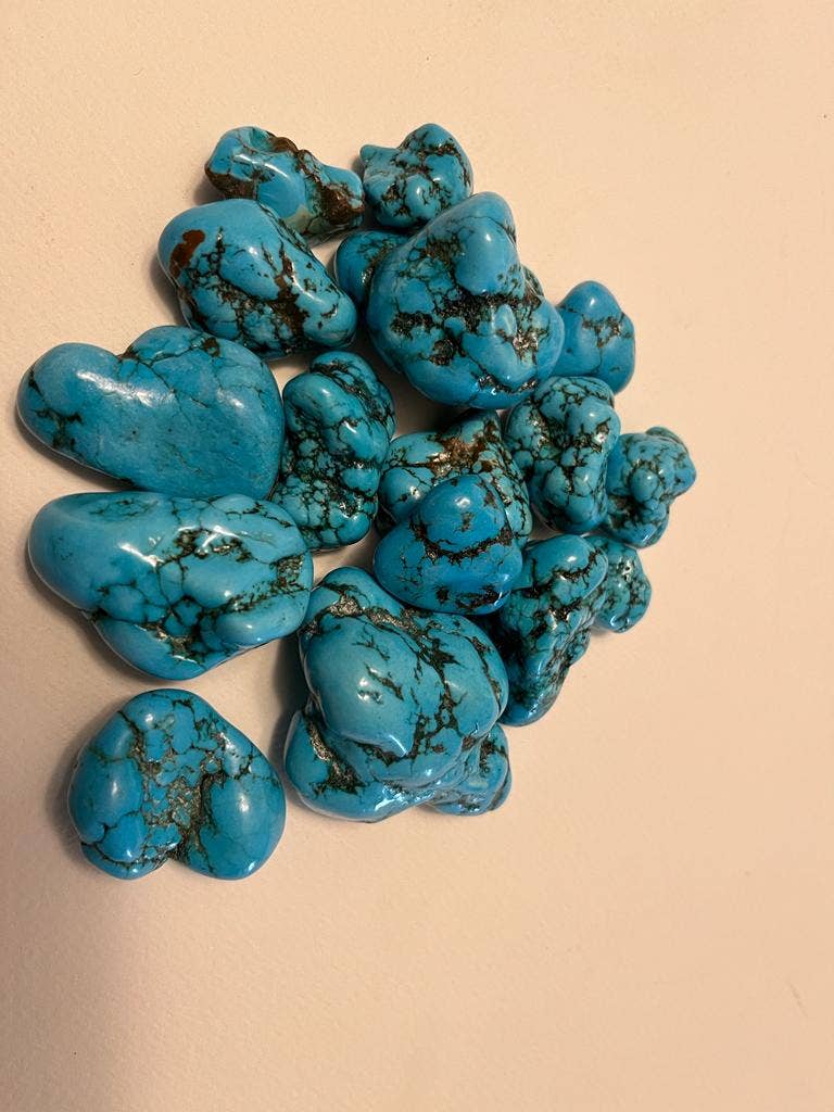jiomind - Wholesale Spiritual Stone/Crystal - Turquoise Tumbles stones (200 gram pack)2
