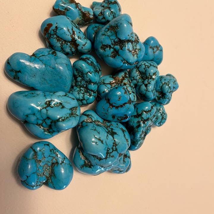 jiomind - Wholesale Spiritual Stone/Crystal - Turquoise Tumbles stones (200 gram pack)2