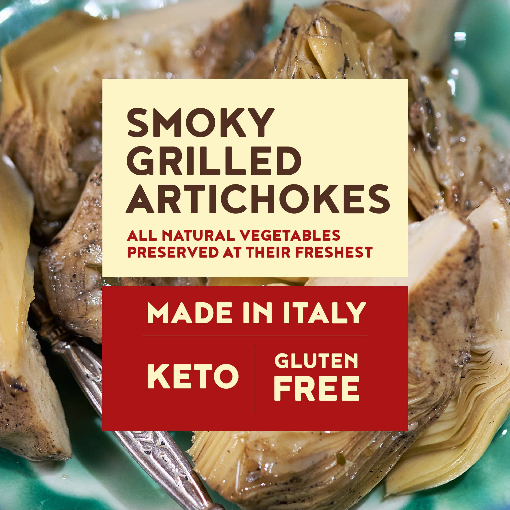 SOLENZI - Vente Légumes marinés - Antipasto d'artichauts grillés fumés 180g1