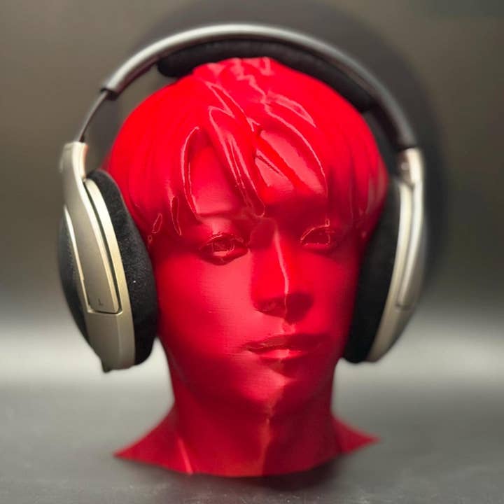 Jungkook Headphone Stand Flaming hot BTS K-Pop for ARMY Fans for wholesale by <3 Studio