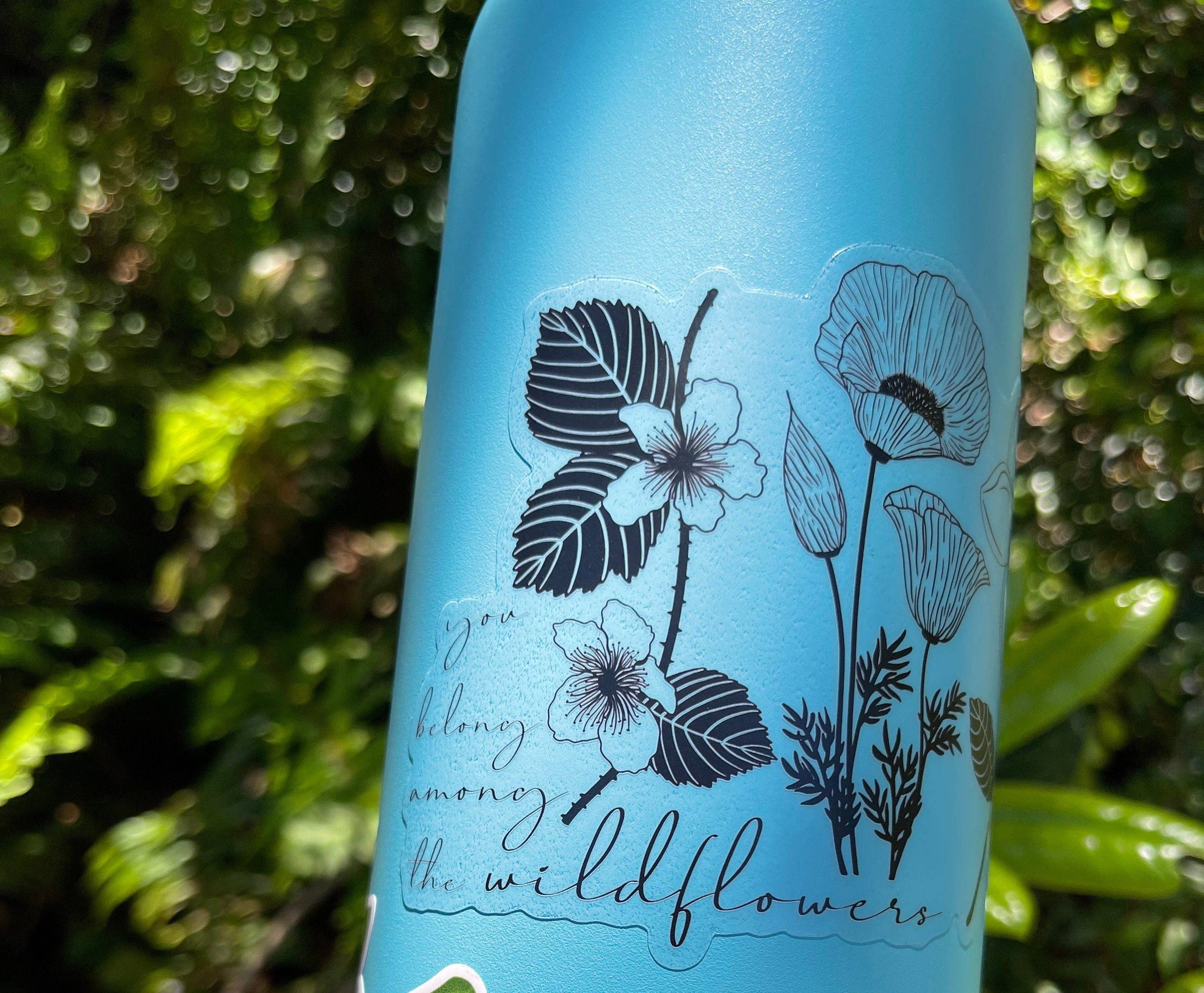 Coastal Haze Designs - Vente Autocollant - Autocollant transparent You Belong Among The Wildflowers2