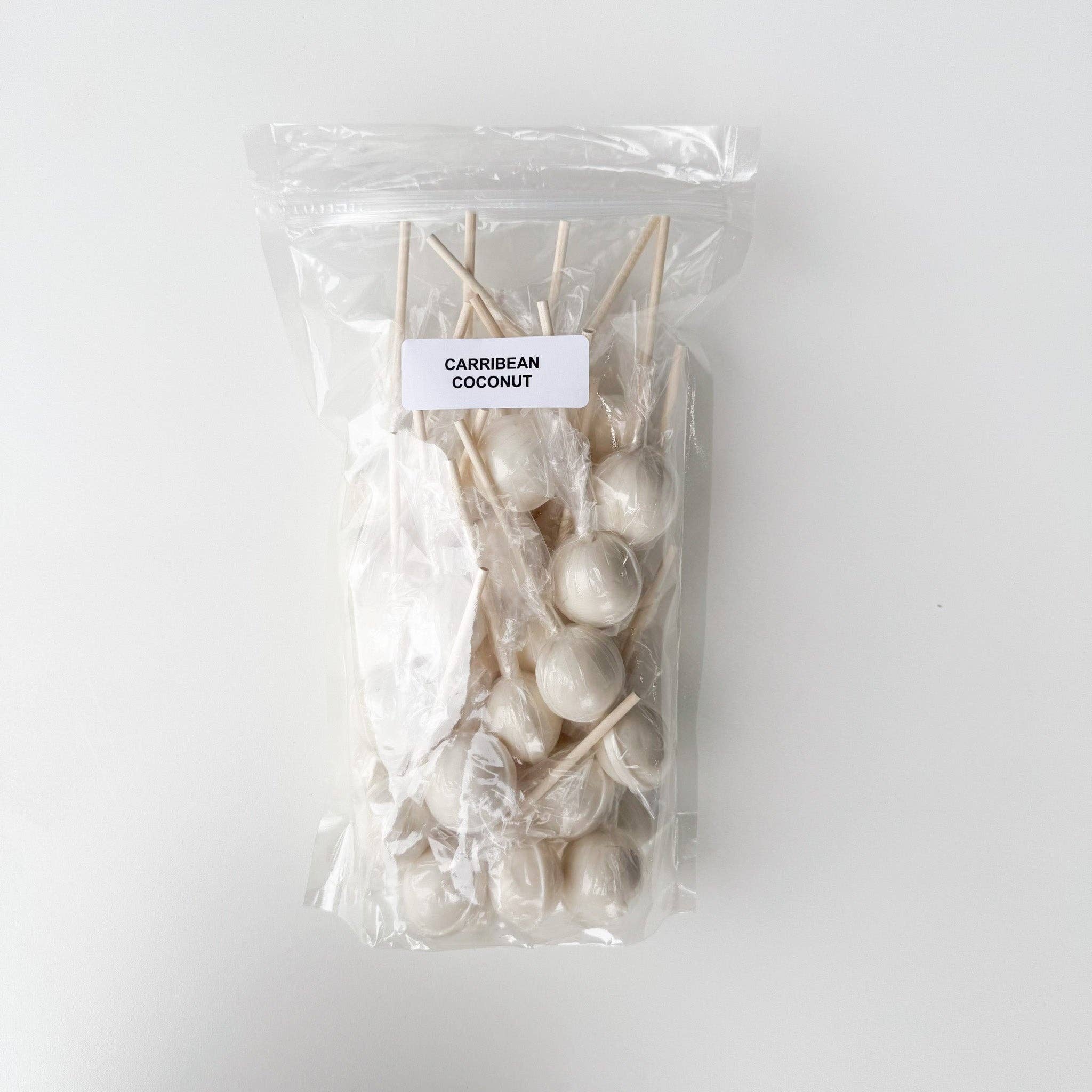 Candy Making Co. - Wholesale Lollipop - Large Lollies: Caribbean Coconut Cream Lollipop Candy2