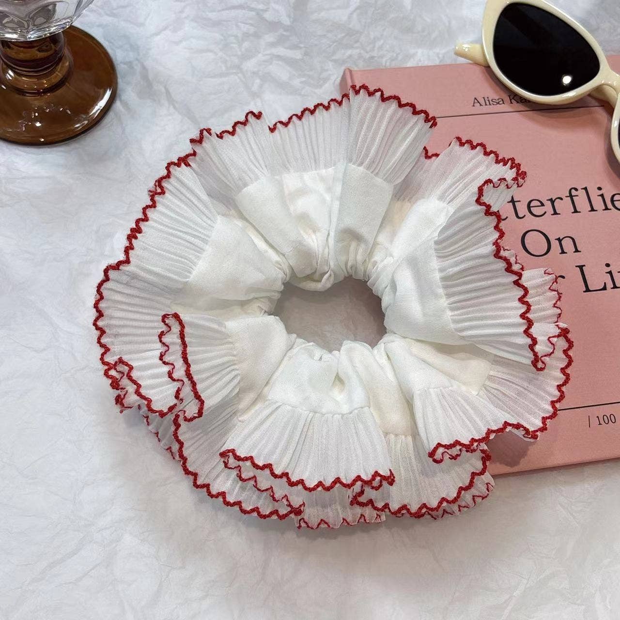 WEST AUSSIE SUPPLIES - Vente Chouchou – femme - GIFTY - Chouchou en dentelle à volants9