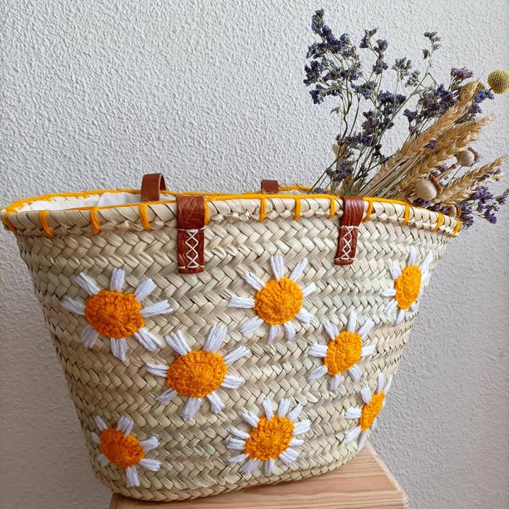 DarKech - Wholesale Beach Bag - Handwoven Straw Tote Bag Summer Beach Bag with Leather Strap5