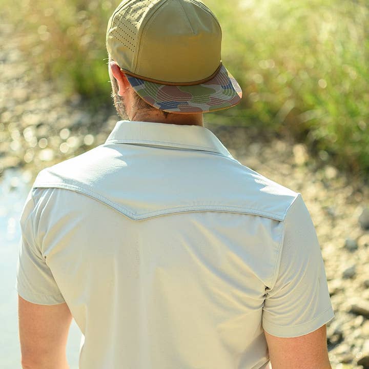 Wild Bills Blanks - Wholesale Flat Brim Cap - Unisex - RIVER | Old School Camo4