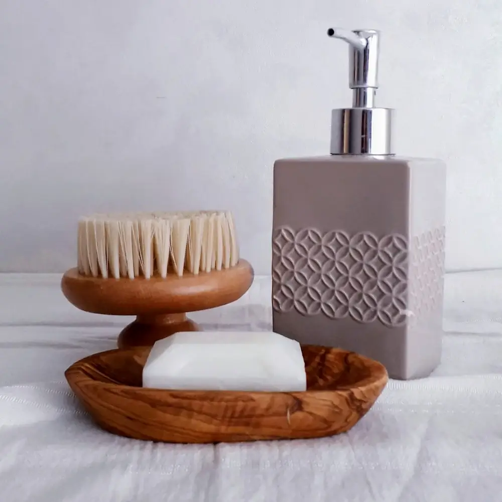 High crafty - Wholesale Bath Soap Dish - 🧼 Wooden Soap Dish – Hand Carved from Walnut Wood3