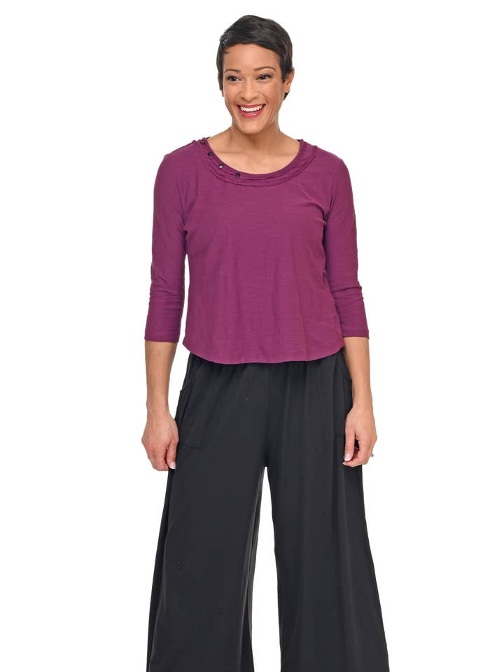 CS123 Bowen Top em Amora* por atacado de Tulip Clothing