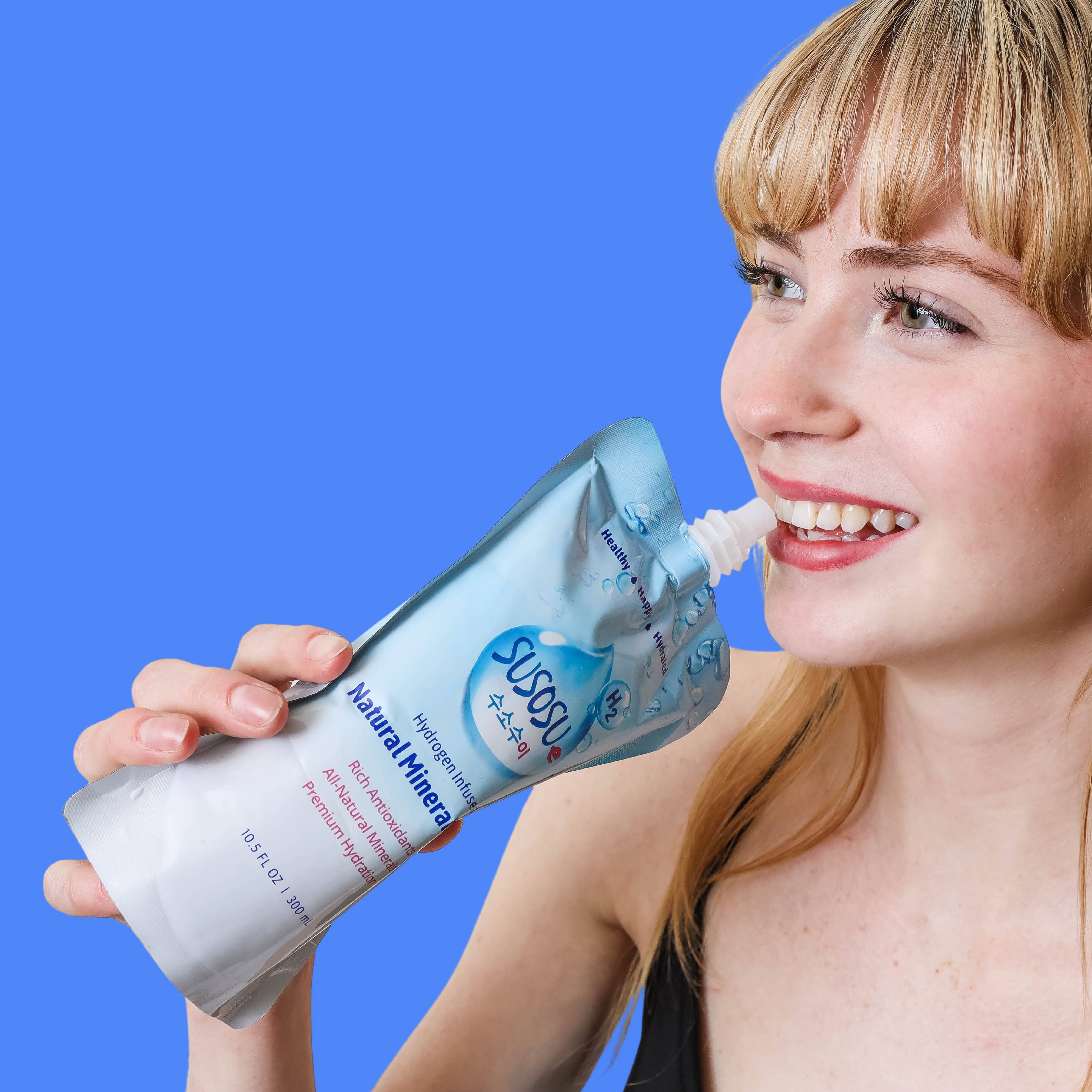 Susosu Water - Hydrogen Water – wholesale Vatten utan kolsyra – SUSOSU vatten med väte och mineraler, 20 påsar (300 ml)4