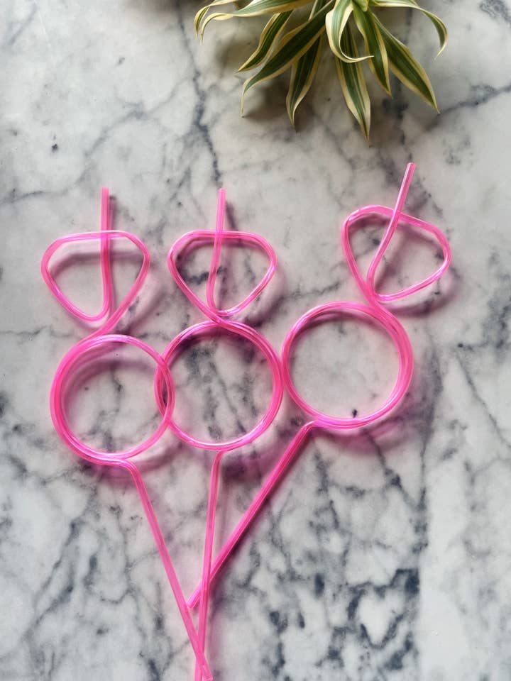 Diamond Ring Straw Set for wholesale by The Dirty Bar Cart