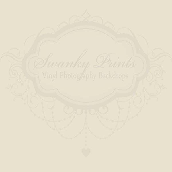 Crème légère solide de 1,8 m x 12 pi — Photographie vinyle pour la vente par Swanky Prints