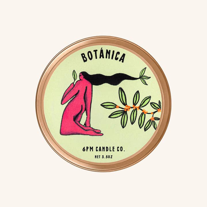 Botánica - Velas de viaje para venta al por mayor de 6pm Candle Co.