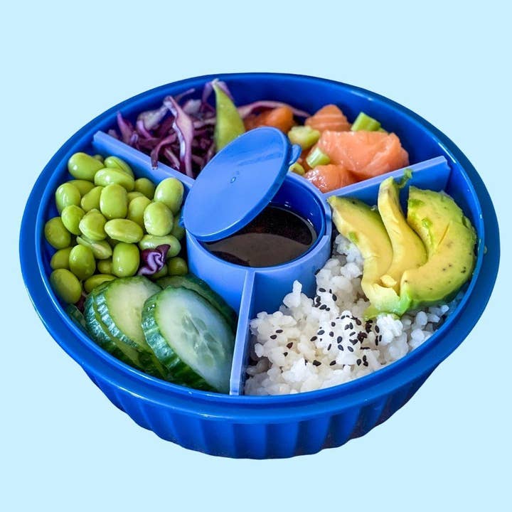 NEW! Yumbox Poke Bowl with 3 Compartment Divider - Various Colours for wholesale by Yumbox