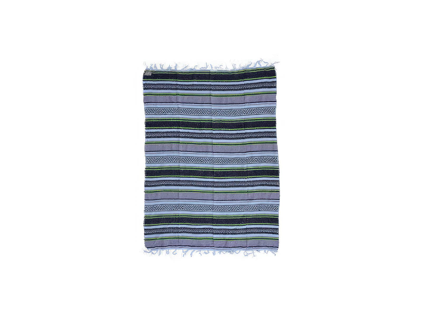 Gypsy Rose - Wholesale Throw Blanket - Striped Mexican Falsa Blanket5