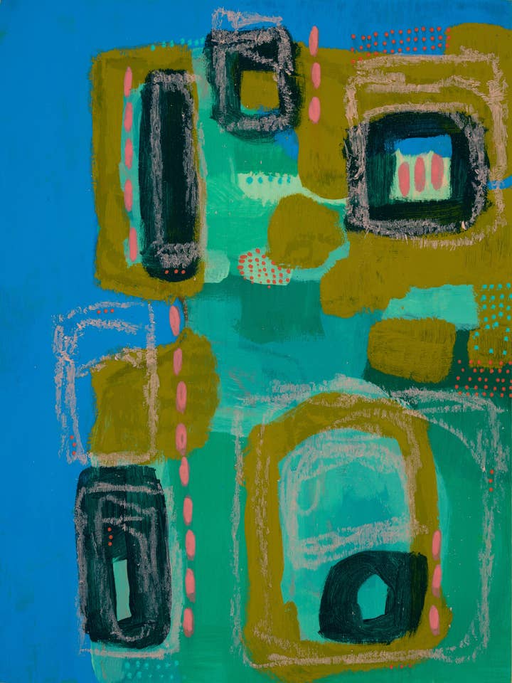 Fine Art Giclée-Druck "Neonwald" für den Großhandel von Art by Ashley Reynolds