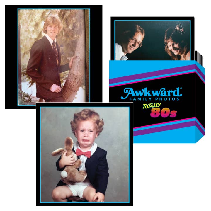 All Things Equal - A Miami Beach Game Company Since 1997 - Wholesale Card Game - The NEW "Awkward Family Photos Totally 80s!" card game