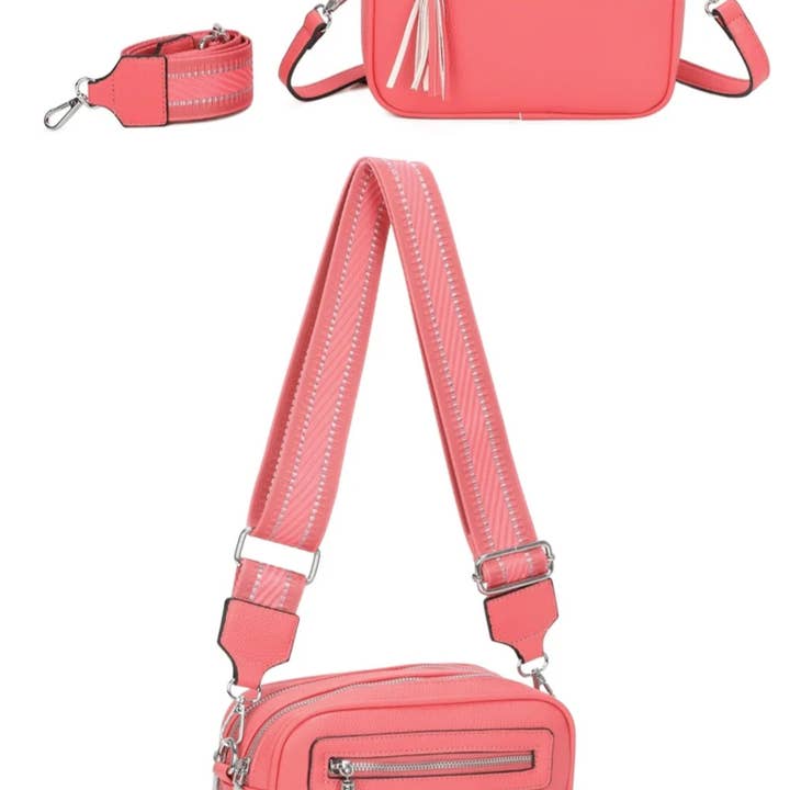 Ellas Trading – wholesale Crossbody bag – Women's – Urban Charm Tassel Ample Crossbody Bag - RB2408028