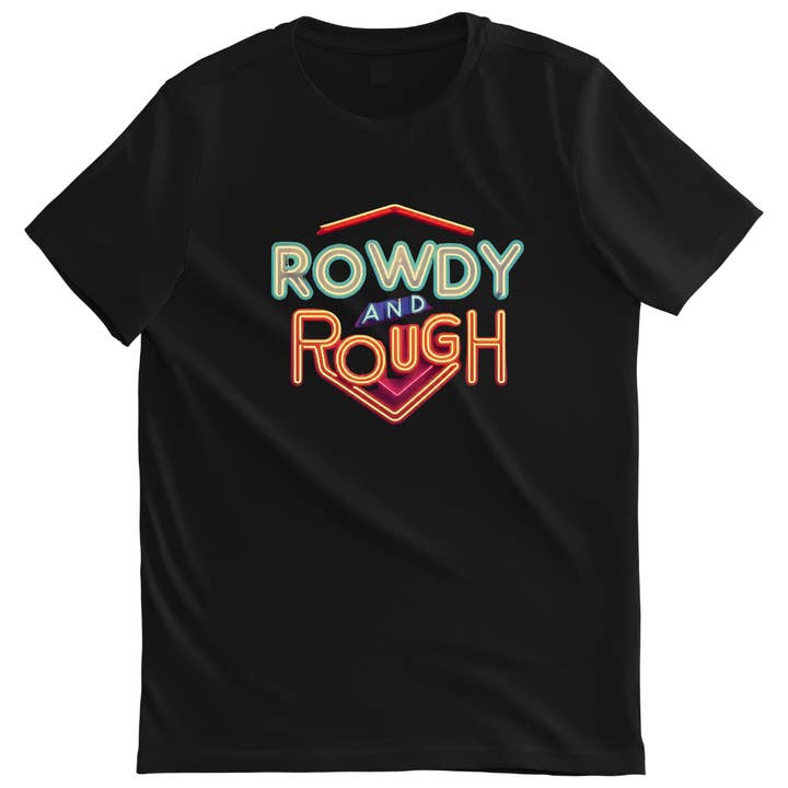 Neon Rowdy and Rough Boys Shirt for wholesale by Rowdie Rudie Boys Boutique Wholesale
