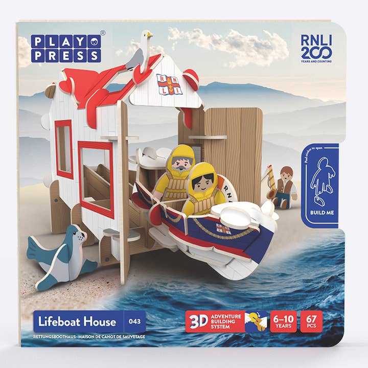 PlayPress Toys Ltd – Großhandel Spielzeugset – Kinder – RNLI Lifeboat House Spielset2