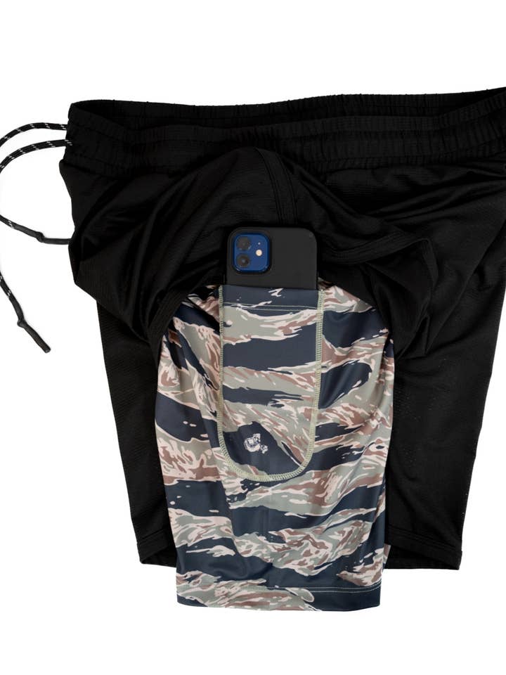 SAVAGE TACTICIANS - Wholesale Athletic Shorts - Men's - 2i1 Lite Gym Shorts - 5 Inch