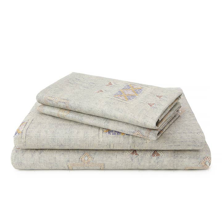 St. Frank - Wholesale Lakenset - Iris Cactus zijden linnen lakenset2