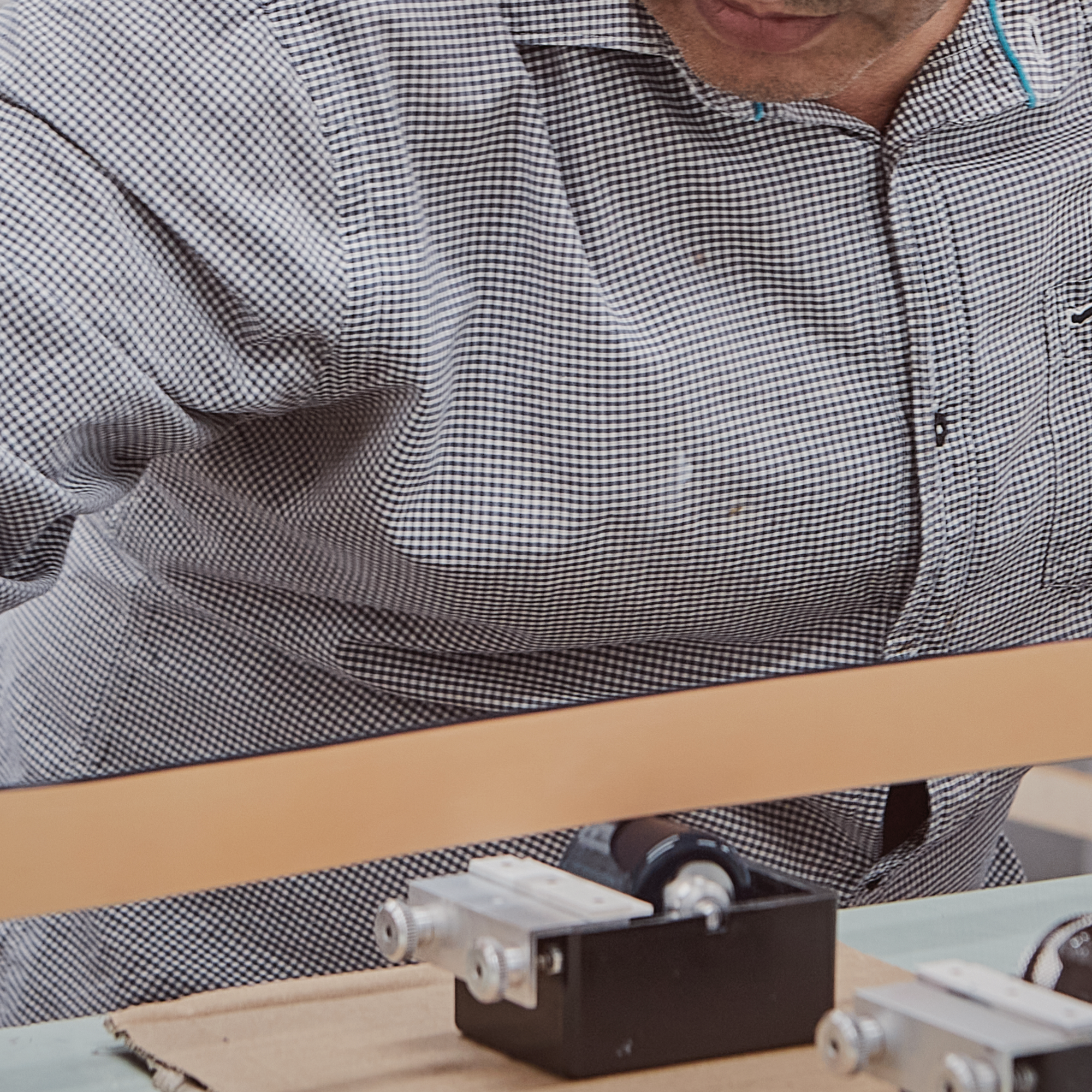 Tailorbelt - Wholesale Belt - Men's - Men's sports belt grey base and ocean lining6