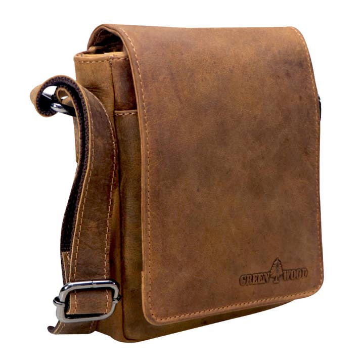 Greenwood – wholesale Crossbody bag – Unisex – Rami Mini Leather Small Messenger Bag for Mobile Phone Unisex