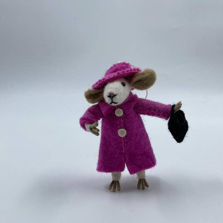 Felt Queen Mouse Christmas Decoration/Ornaments and other Purchase Wholesale felt mice ornament. Free Returns & Net 60 Terms on Faire trending on Faire.