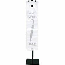 Tatco Black Steel Umbrella Bag Stand, 40"x10" for wholesale by Everyday Supply Co