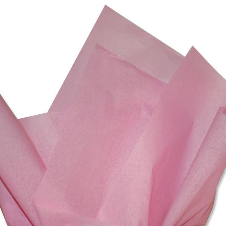 Pink Tissue Paper – 480 Sheets (Wholesale Pack) for wholesale by Giftora Wholesale