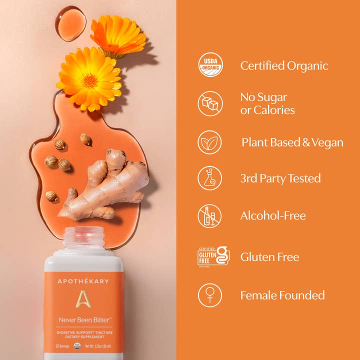 Apothékary - Wholesale Oral Supplement/Vitamin - Never Been Bitter™ - digestive relief drops3
