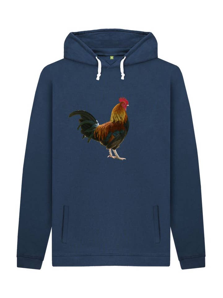 Felpa con cappuccio Cock (senza marchio, senza parole) per la vendita all'ingrosso da parte di Outlandish Creations
