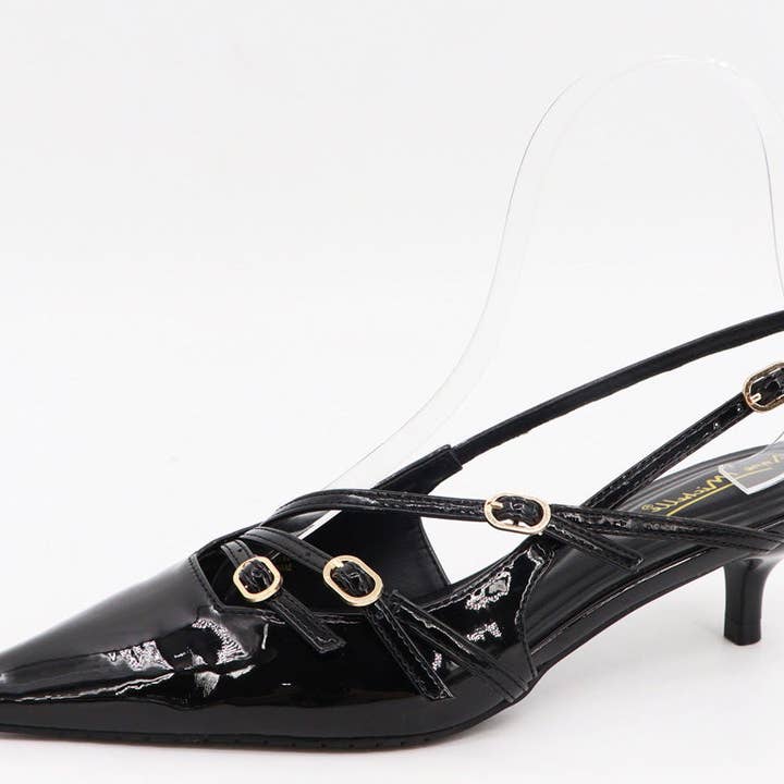 Anne Michelle STILE-07 Escarpins à talons mi-hauts pour femmes avec bride et boucle - Pack de 12 paires - 16,25/paire pour la vente par Mars Sky Shoes Wholesale