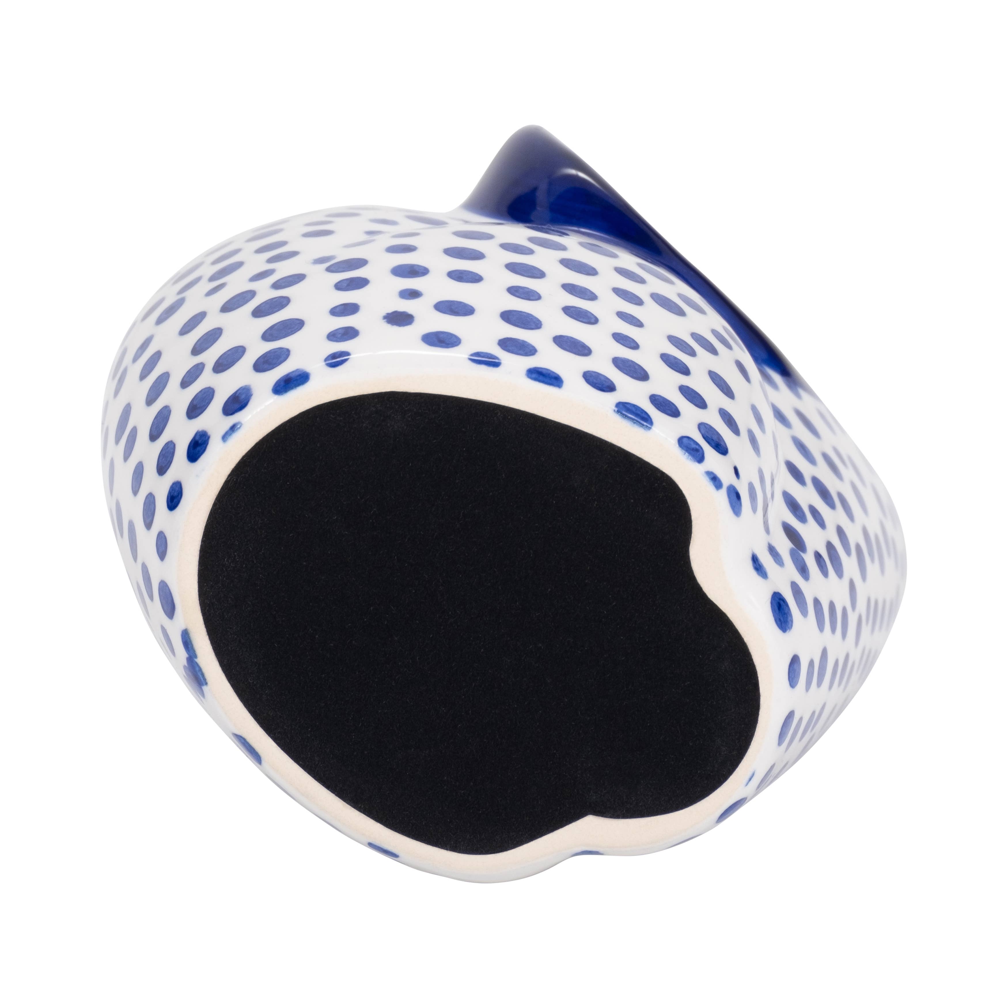 Sagebrook Home - Wholesale Decorative Figurine - Blue/White 8x4 in. Stoneware Hand-Stamped Trunk Up Elephant9