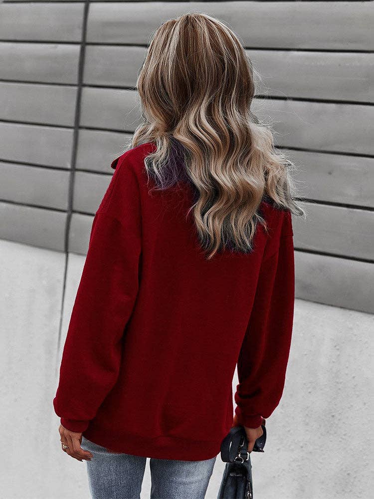 Tickled Teal – Engroshandel Sweatshirt - Dame – Sofia quiltet pullover7