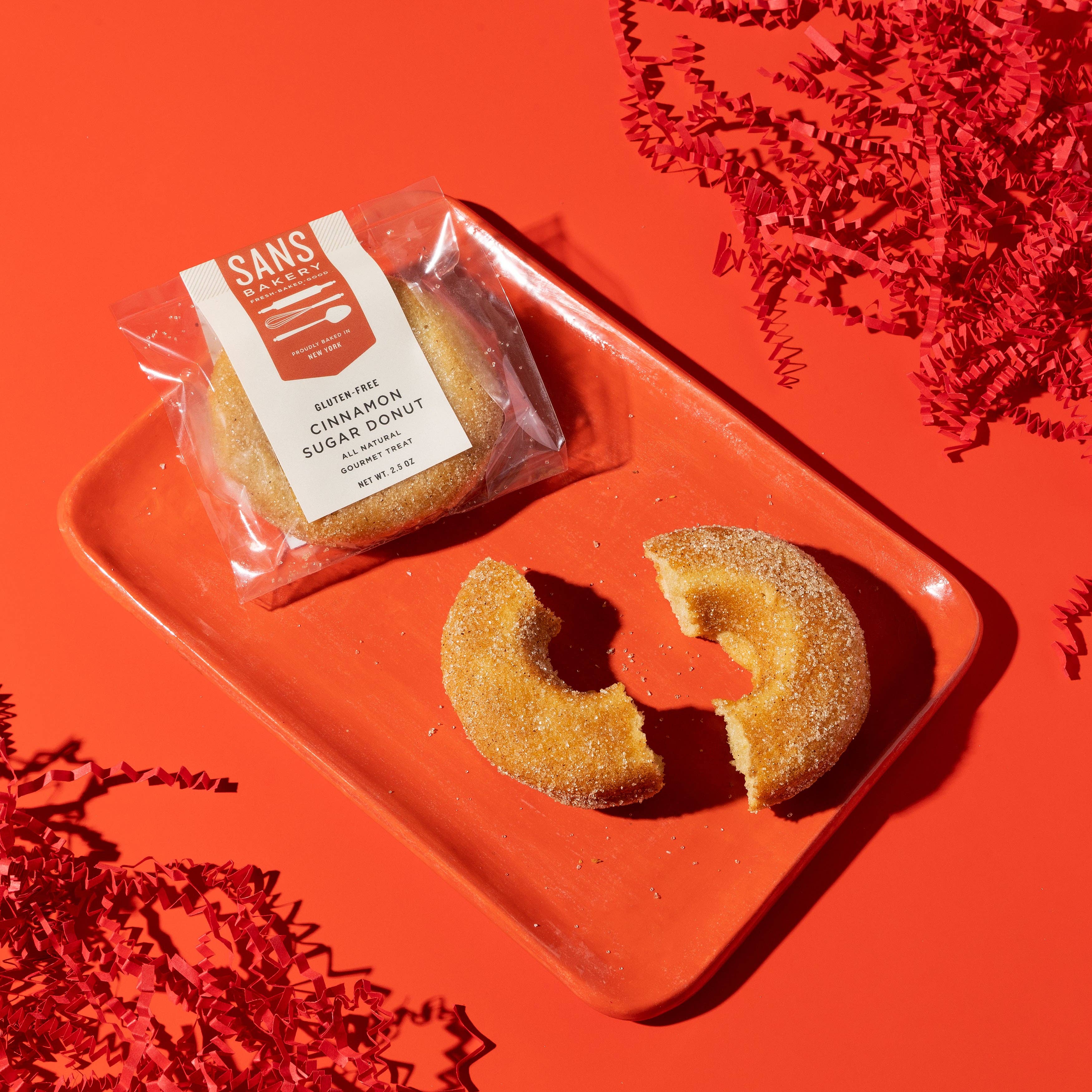 Sans Bakery, LLC - Wholesale Cookie - Gluten Free Cinnamon Sugar Donuts1