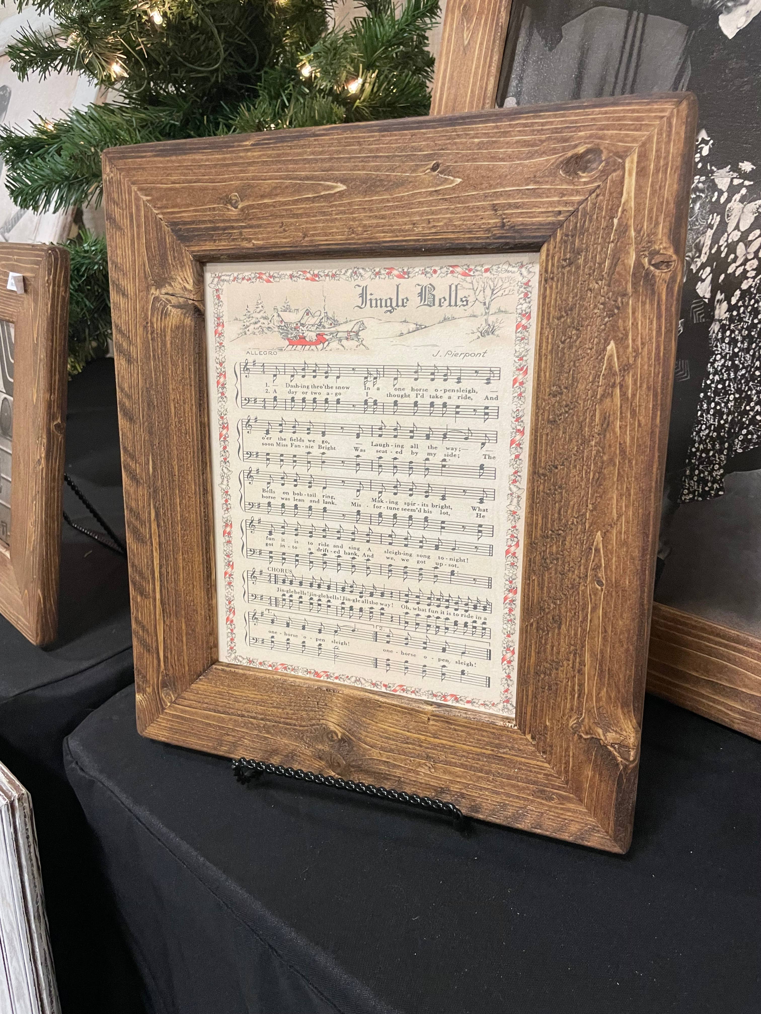 Swinford Designs - Wholesale Christmas Wall Art - Jingle Bells - Vintage Christmas Carol Picture3