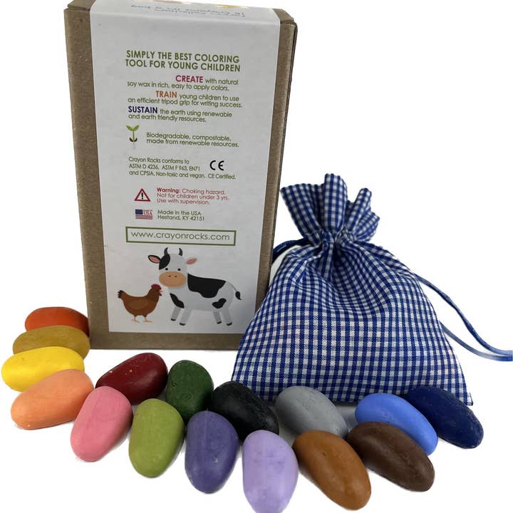Crayon Rocks - Vente Crayon – enfant et bébé - Crayon Rocks Thème de la Ferme. EN SOLDE !!! Favori des clients !!1