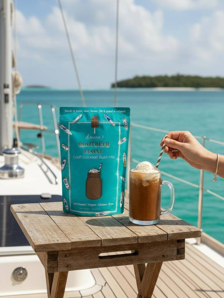 Cocktail Flottant à la Root Beer - Cocktail Prêt-à-Congeler pour la vente par d'marie inc.