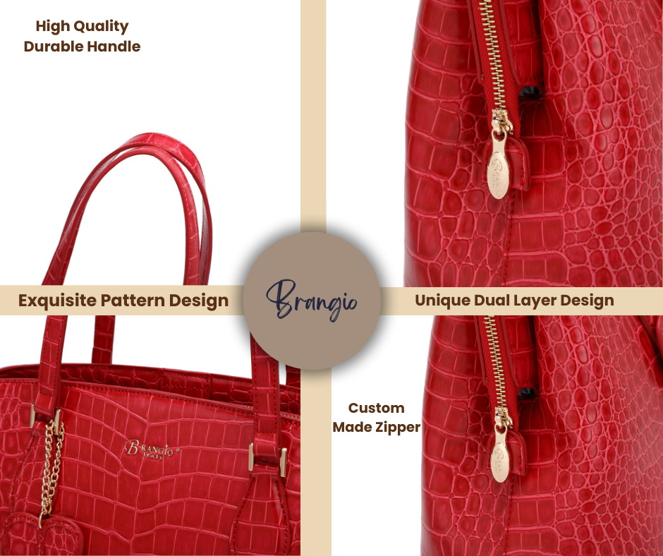 Brangio (Italy) Company Inc. - Wholesale Tote Bag - Women's - Brangio Italy Croc Gradient Tote Bag 10
