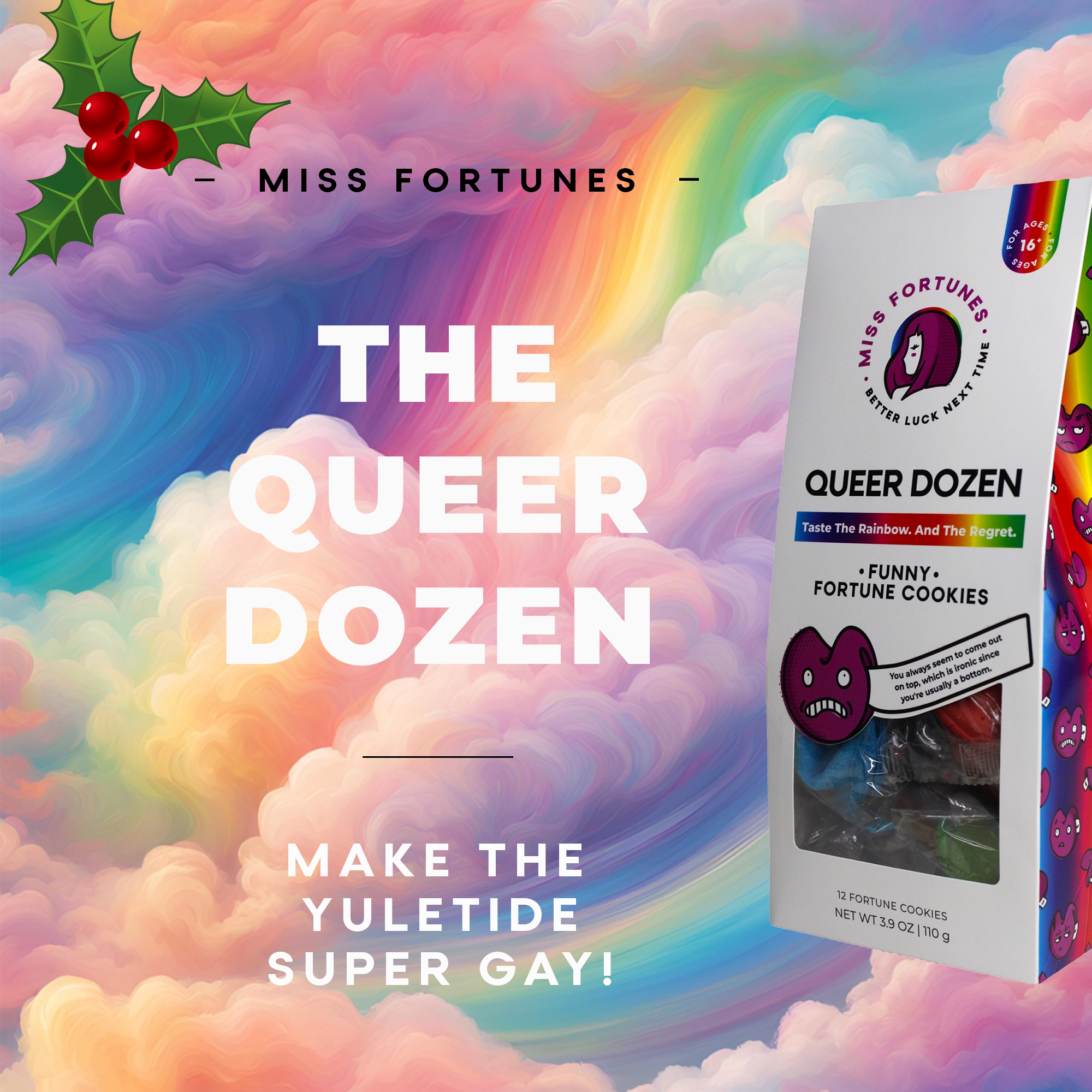 Miss Fortunes – Großhandel Cookie – Das Queere Dutzend - Mach die Weihnachtszeit super schwul!1