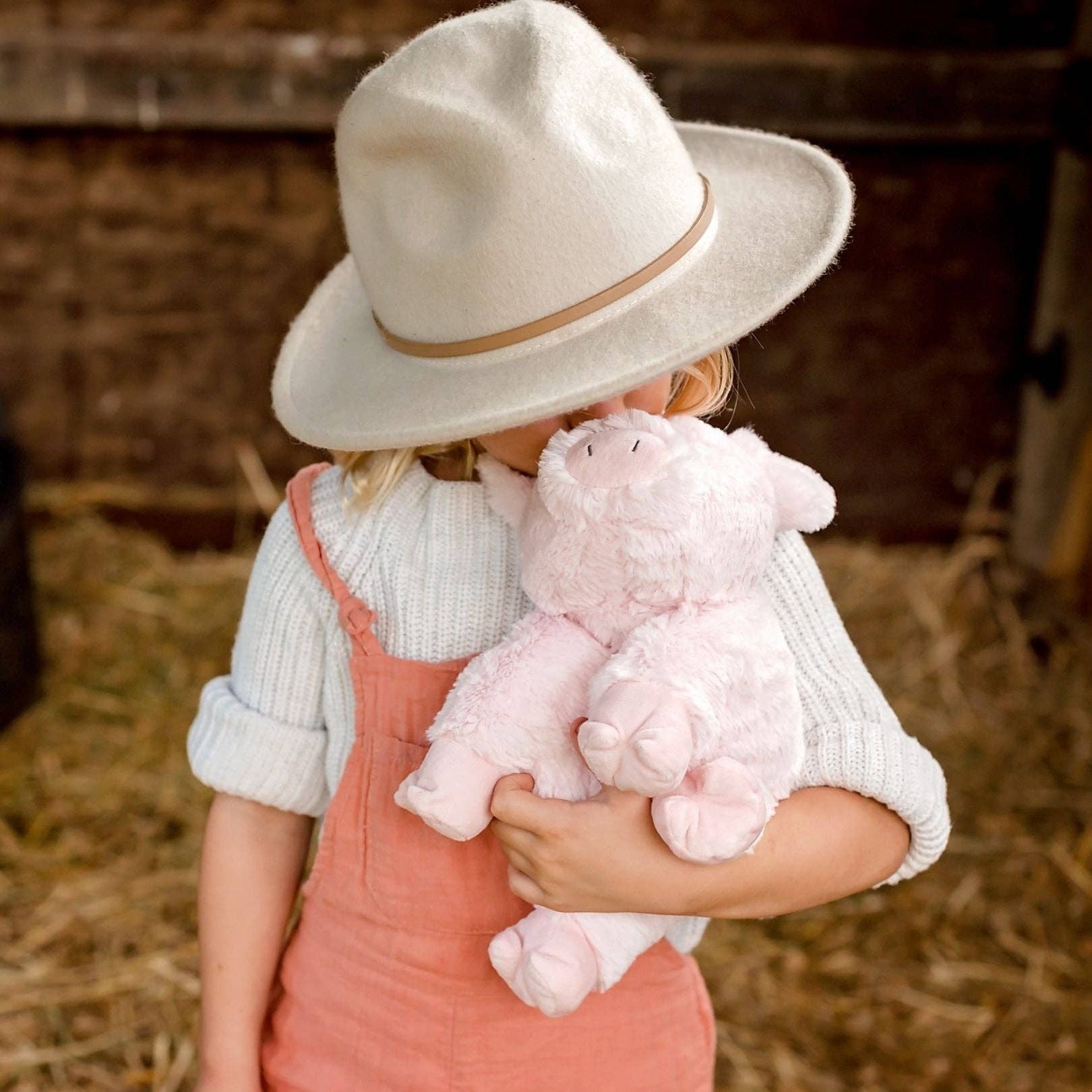 OB Designs Australia - Vente Peluche – enfant et bébé - Jouet en peluche Cochon Pêche3
