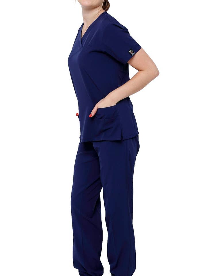 Dress A Med – wholesale Healthcare uniform – Women's – Women's 4-Way Extreme Stretch Jogger Scrubs - Style ST100-JR3