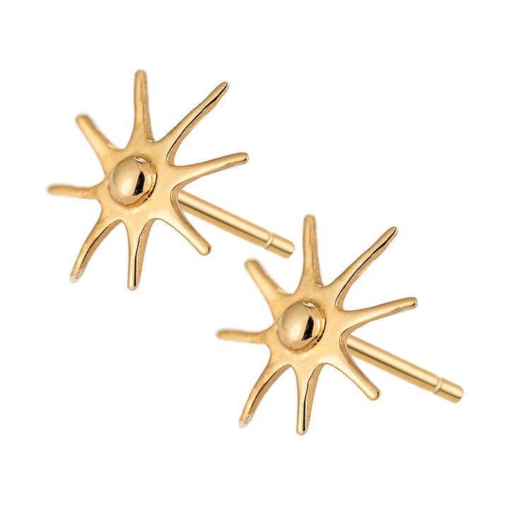 Sun Gold Earrings for wholesale by Kohn Trading Co.