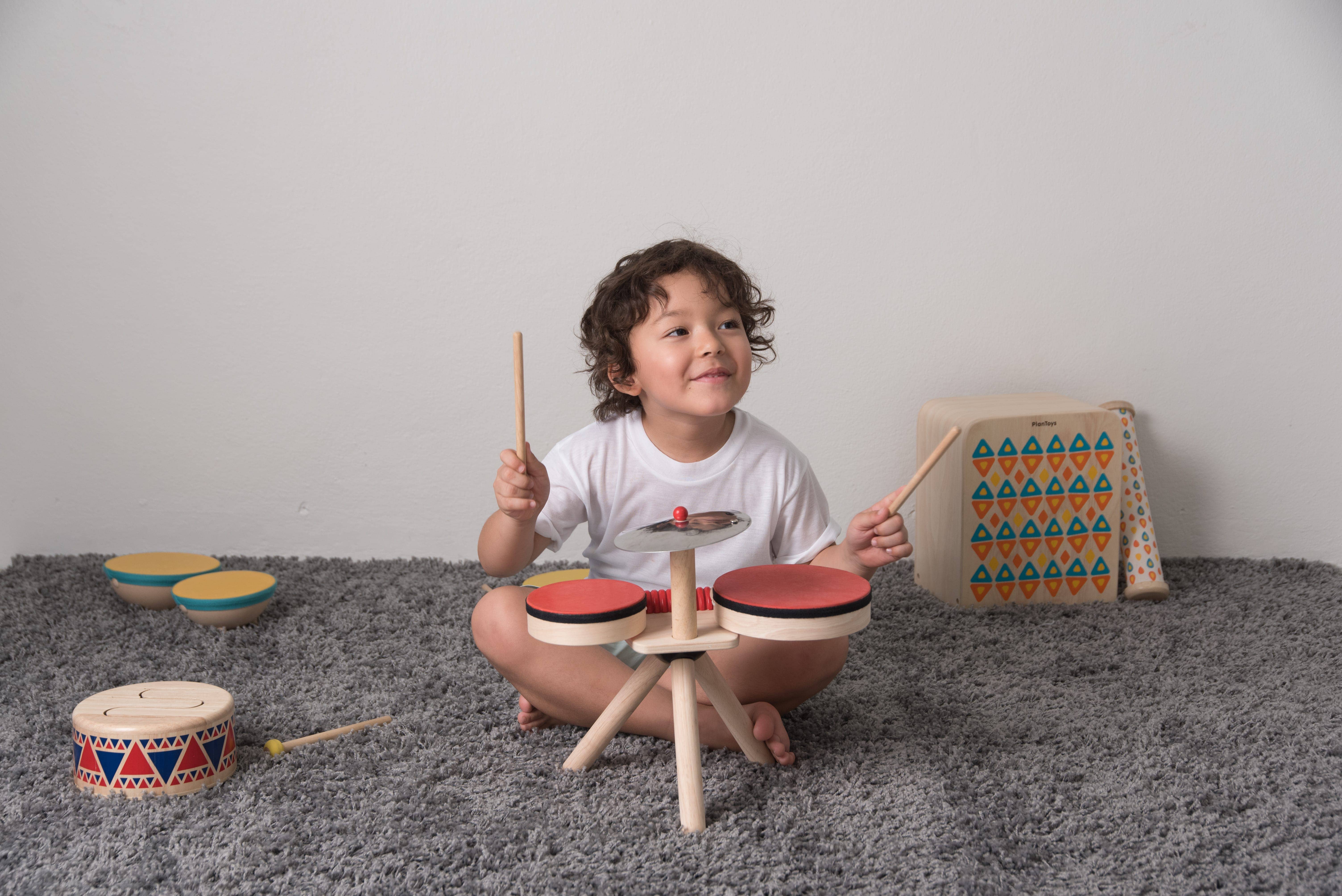 PlanToys - Wholesale Musical Toy - Kids & Baby - Kids' Toy Drum Kit - Musical Band2