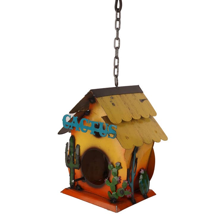 My Amigos Imports - Wholesale Bird House - Garden Bird House-Farmhouse-Yard Metal Art-Cute Designs