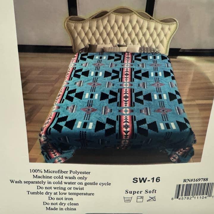 Broads Market - Vendita all'ingrosso Coperta - Coperte Azteche Super Morbide Gemelle6